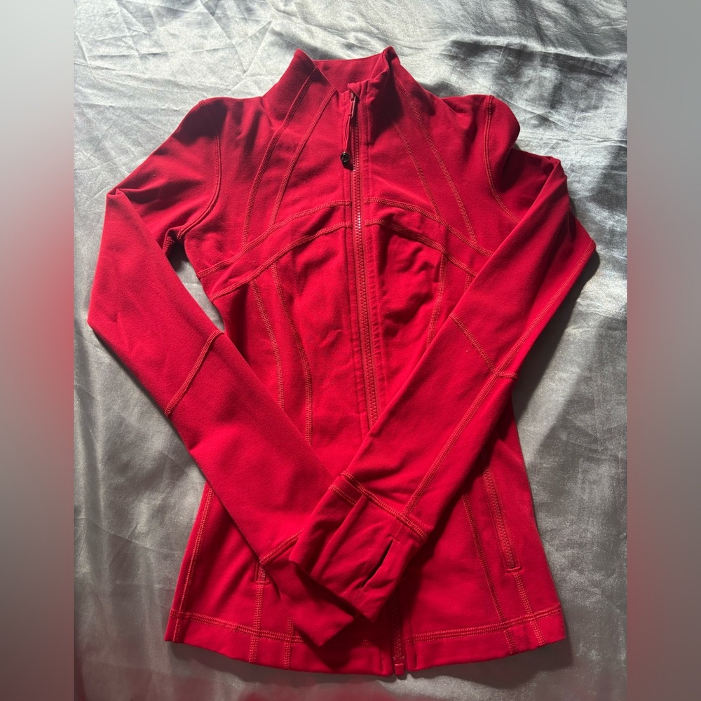 Lululemon Dark Red Define Jacket
